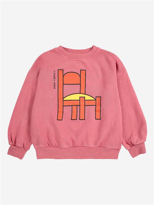 Bobo Choses Chair Sweatshirt Pink  Pink 6-7 Years  Lyserød  6-7 år  Piger