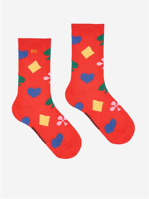 Bobo Choses Bobo Choses Joker Lange Sokker Red  Red 26-28 EU  Rød  26-28 EU  Drenge