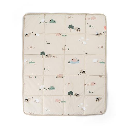 Done by Deer Tiny Farm Legemåtte Sand  Sand-OS  Beige  One Size From Newborn Drenge, Piger