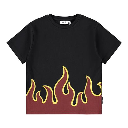 Molo Riley T-shirts Hot  Hot 152 cm  Sort  152 cm  Drenge