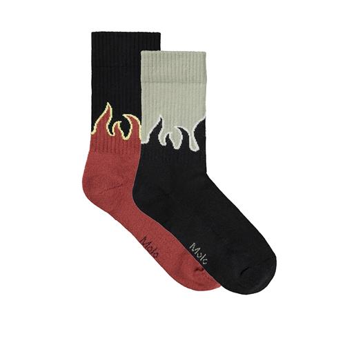 Molo Norman Sokker Flames Scks  Flames Scks 39-42 EU  Sort  39-42 EU  Drenge