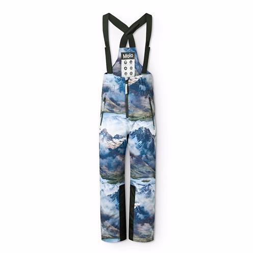 Molo Play Pro Skibukser Snowy Mountains  Snowy Mountains 98 cm  Blå  98 cm  Drenge