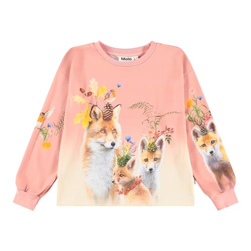 Molo Reniza T-shirt Med Lange Ærmer Nature Glam  Nature Glam 128 cm  Lyserød  128 cm  Piger