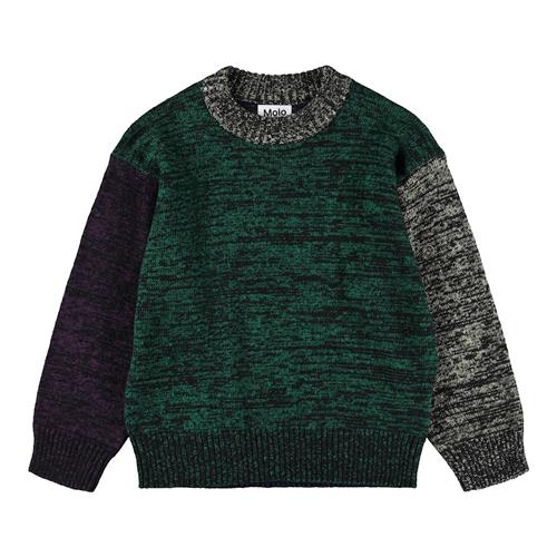 Molo Brian Strikket Sweater Mix Colour  Mix Colour 98/104 cm  Grøn  98/104 cm  Drenge
