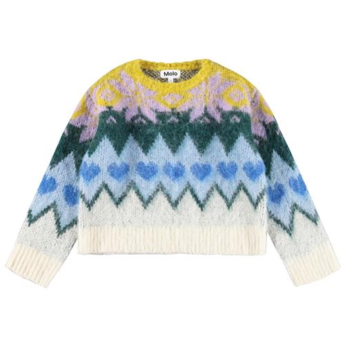 Molo Glenda Strikket Sweater Grande Nordic  Grande Nordic 110/116 cm  Blå  110/116 cm  Piger