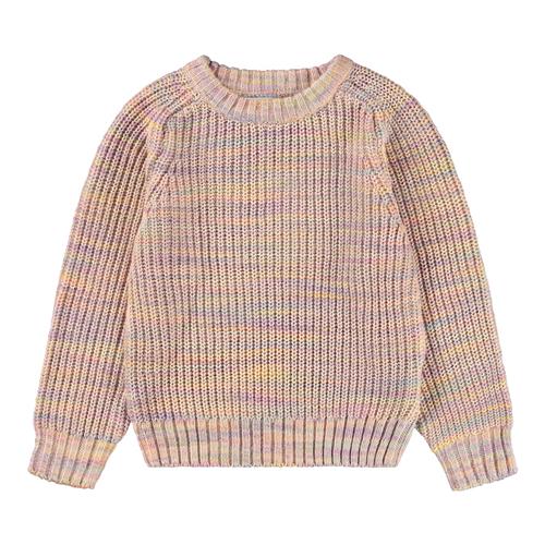 Molo Bosse Strikket Sweater Space Dye Rose  Space Dye Rose 98/104 cm  Lyserød  98/104 cm  Piger