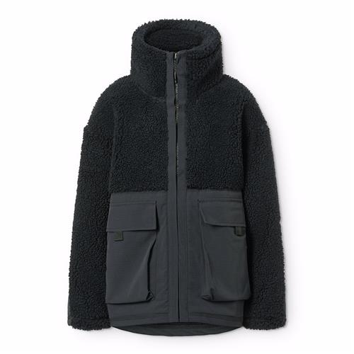 Molo Utha Fleece-jakke Black  Black 116 cm  Sort  116 cm  Drenge