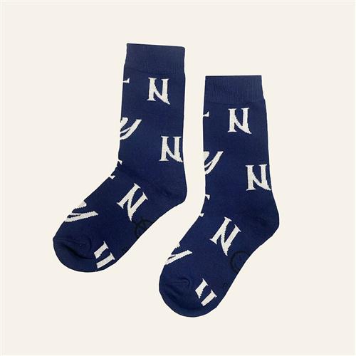 Wynken Tempo Sokker Navy Ecru  Navy Ecru 23/26EU  Marineblå  23-26 EU  Drenge, Piger