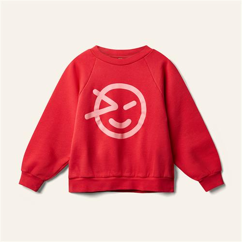 Wynken Raglan Wynk Sweatshirt Ladybird Red  Ladybird Red 6Y  Rød  6 år  Drenge, Piger