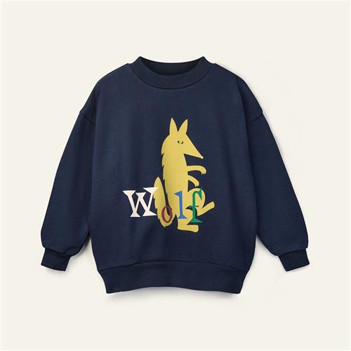 Wynken Seymour Sweatshirt Deep Navy  Deep Navy 8Y  Marineblå  8 år  Drenge, Piger