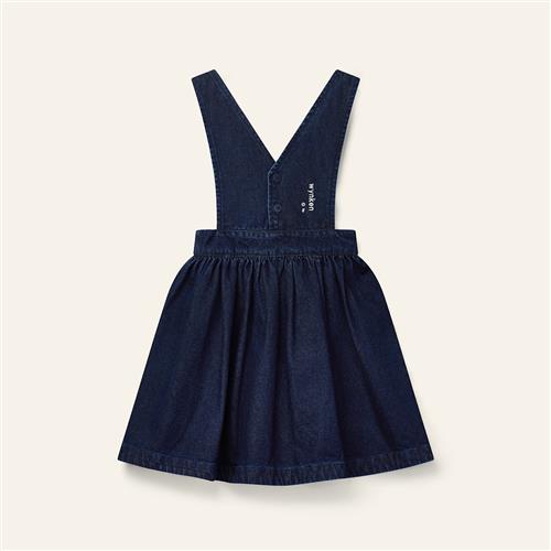 Wynken Annka Pinafore-kjole Rinse Wash  Rinse Wash 10Y  Marineblå  10 år  Piger