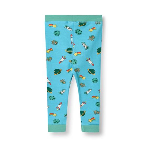 Småfolk Elstar With The Universe Baby-leggings Petit Four  Petit four-62 cm  Blå  62 cm  Drenge
