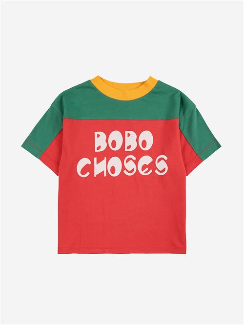 Bobo Choses Bobo Choses Color Block T-shirt Multicolor  Multicolor 4-5 Years  Rød  4-5 år  Drenge