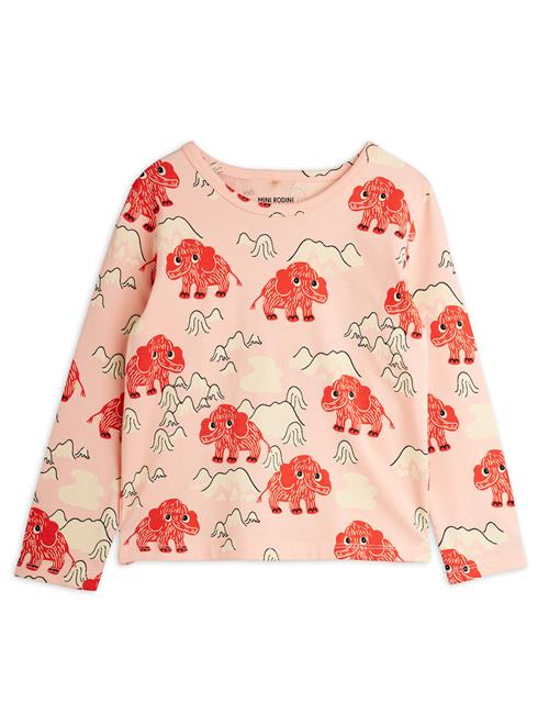 Mini Rodini GOTS Mammoth Langærmet T-shirt  Pink 80/86 cm  Lyserød  80/86 cm  Piger