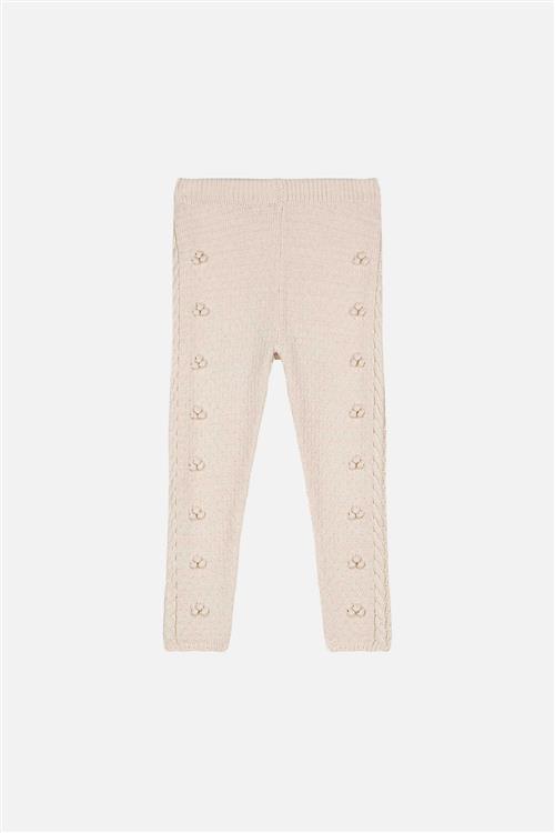 Louise Misha Molda Strikkede Leggings Cream  Cream-6 Y  Creme  6 år  Piger