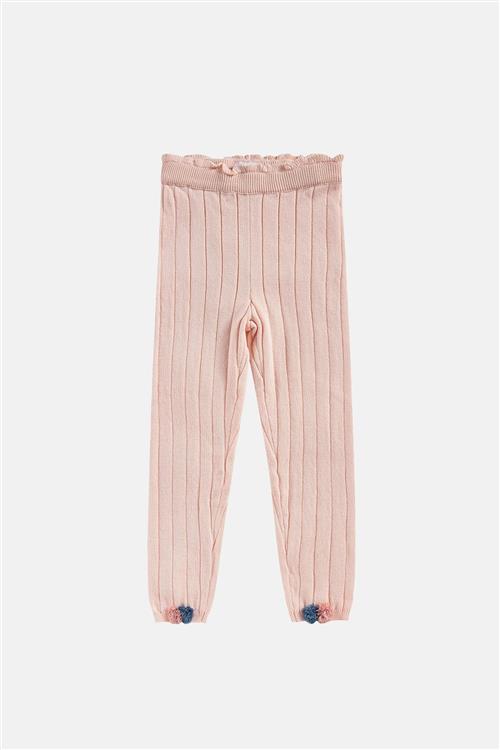 Louise Misha Moldavia Strikkede Leggings Blush  Blush-7 Y  Lyserød  7 år  Piger