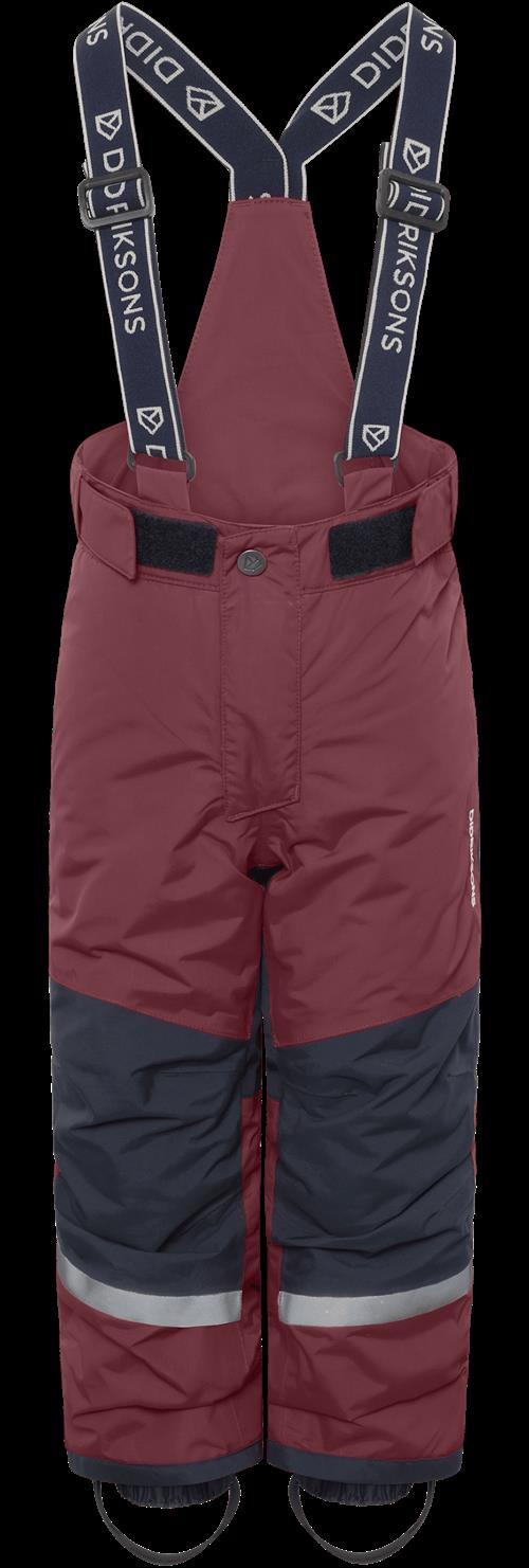 Didriksons Idre Kids 6 Bukser Anemon Red  Anemon Red-130 cm  Rød  130 cm  Drenge, Piger