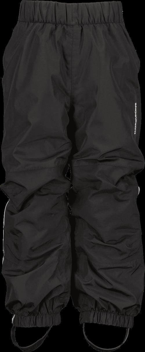 Didriksons Narvi Kids 2 Bukser Black  Black-90 cm  Sort  90 cm  Drenge, Piger
