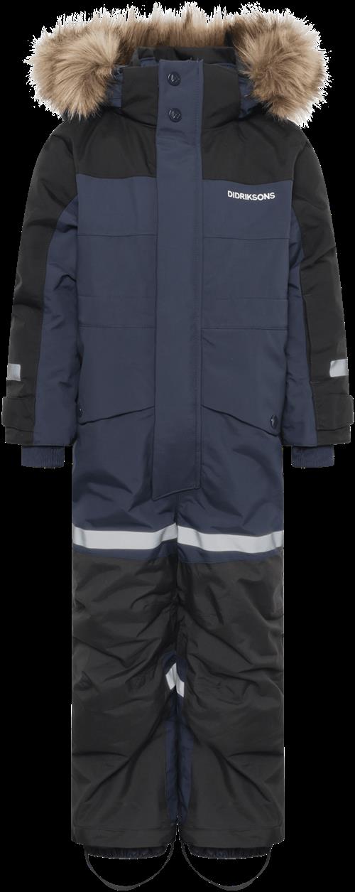Didriksons Bjärven Kids 4 Vinter-overtræksdragt Navy  Navy-80 cm  Marineblå  80 cm  Drenge, Piger