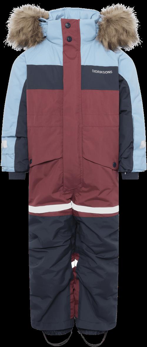Didriksons Bjärven Kids 4 Vinter-overtræksdragt Anemon Red  Anemon Red-90 cm  Rød  90 cm  Drenge, Piger