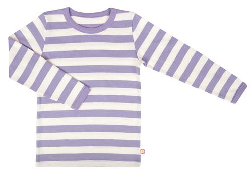 Katvig Langærmet Stribet Bluse Yd Stripeg  YD StripeG-86 cm  Lilla  74 cm  Piger