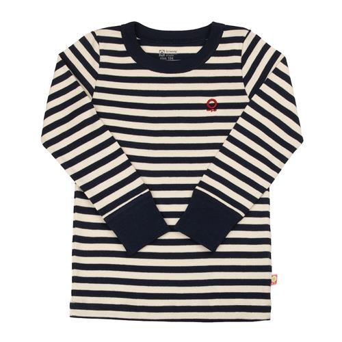 Katvig Langærmet Bluse  Navy-110 cm  Marineblå  110 cm  Drenge, Piger