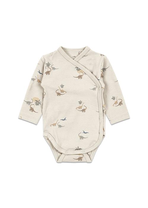 Konges Sløjd Basic Ls Newborn Body Gots Kubi Basic Ls Newborn Body Gots Kubi 0-1 months  Creme  0-1 måneder  Drenge