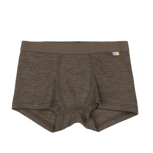 Joha Boxershorts I Uld Brown Melange  Brown Melange-90 cm Wool Brun  90 cm  Drenge