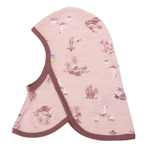 Joha Balaclava I Enkelt Lag Af Uld Light Pink  Light Pink-41 cm  Lyserød  41 cm  Piger