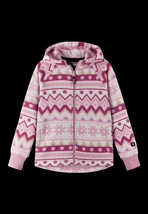 Reima Northern Fleece-hættetrøje Grey Pink  Grey Pink-104 cm  Lyserød  104 cm  Drenge, Piger
