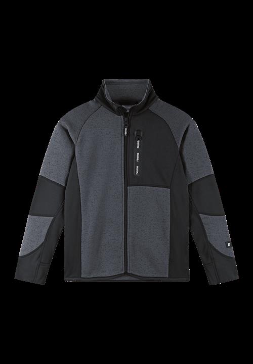 Reima Liukuen Fleece-sweater Soft Black  Soft black-104 cm  Sort  104 cm  Drenge