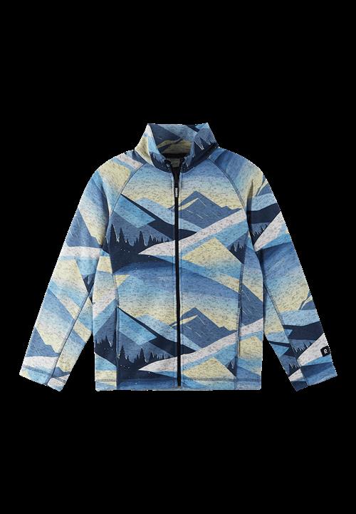 Reima Niksini Fleece-sweater Blue Ocean  Blue Ocean-110 cm  Blå  110 cm  Drenge, Piger