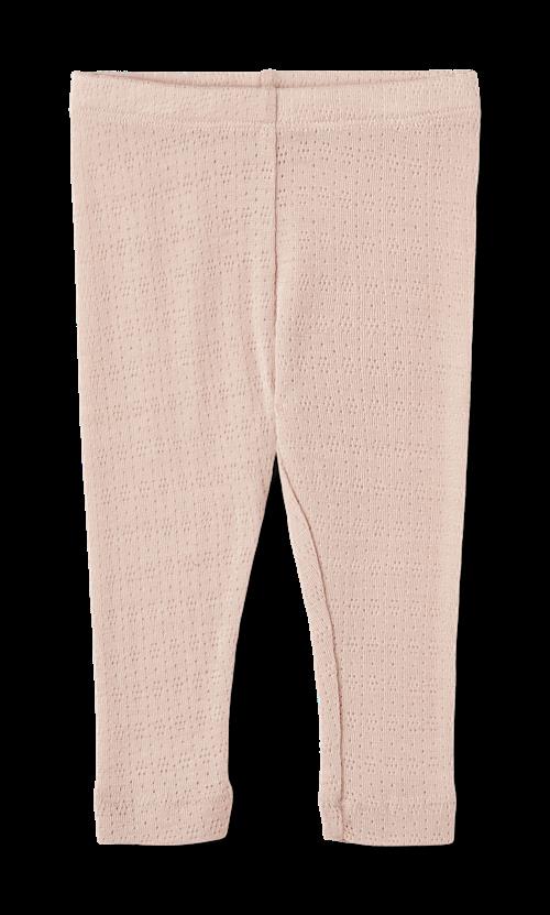 Wheat Agi Leggings I Uld Og Silke Pale Lilac  Pale Lilac 74 cm Uld Lyserød  74 cm  Piger