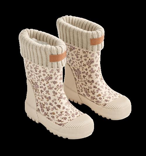 Wheat Wader Termo-gummistøvler Rose Flowers  Rose Flowers 27 EU Thermo Creme  27 EU  Drenge, Piger
