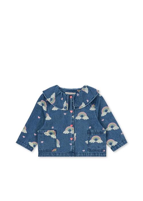 Konges Sløjd GOTS Magot Denim-skjorte Rainbow  Rainbow 4 Y  Blå  4 år  Piger