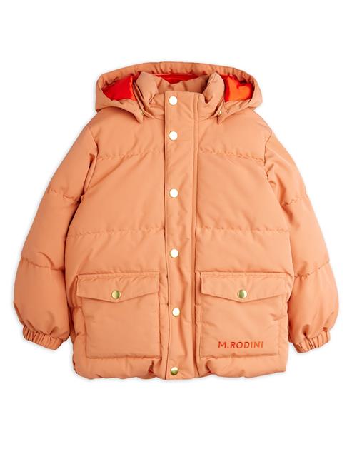 Mini Rodini Solid Puffer-jakke Pink  Pink 128/134 cm  Lyserød  128/134 cm  Piger