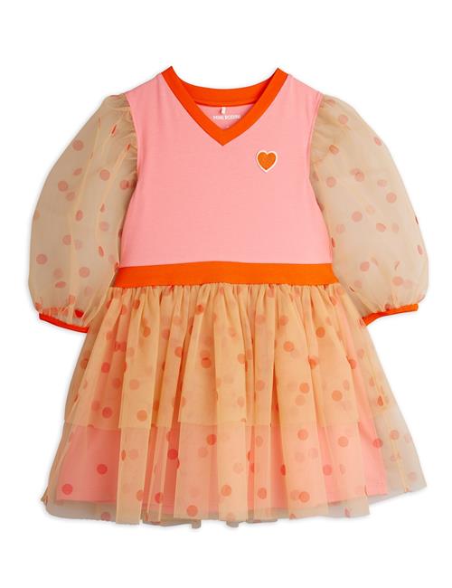 Mini Rodini Dotted Tylkjole Pink  Pink 92/98 cm  Lyserød  92/98 cm  Piger