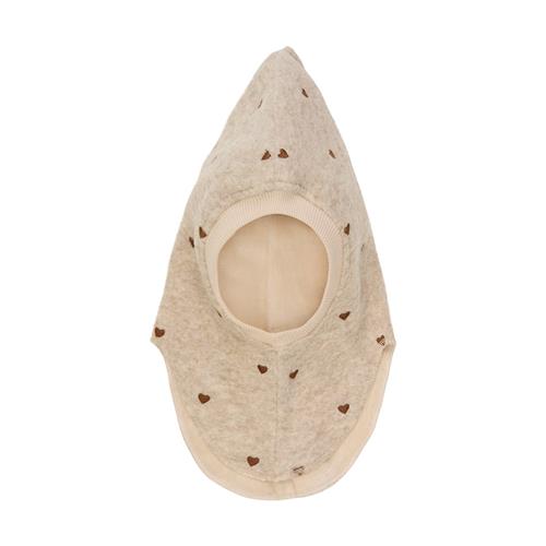 Huttelihut Balaclava I Uld Sand Melange  Sand Melange 50 cm Uld Beige  50 cm  Drenge, Piger