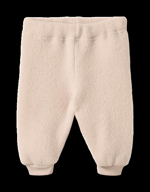 Wheat Kinnie Fleece-bukser I Uld Pale Lilac  Pale Lilac 80 cm Uld Lyserød  80 cm  Piger