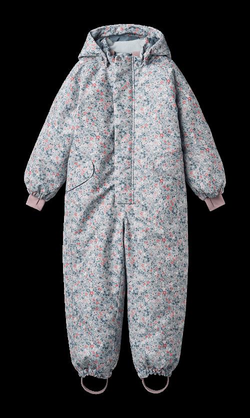 Wheat Miko Vinter-overtræksdragt Soft Rain Flowers Soft Rain Flowers 116 cm  Blå  116 cm  Piger