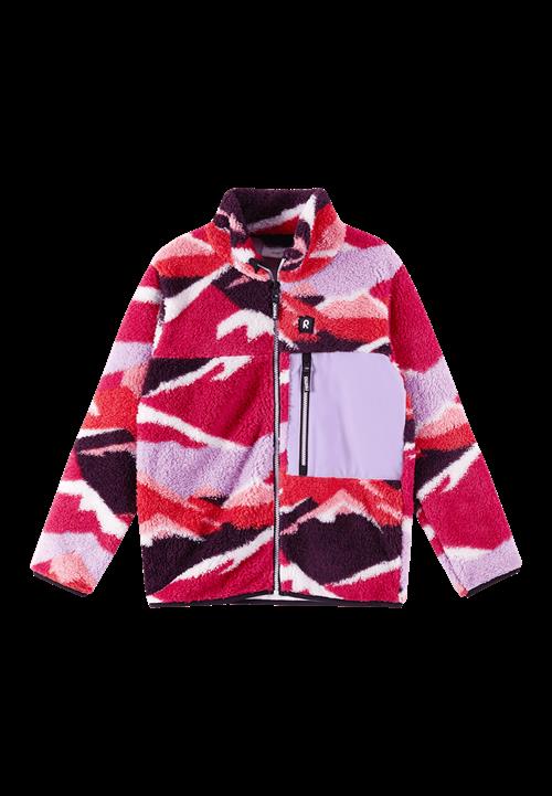 Reima Turilas Sherpa-fleecejakke Pink Rosy Berry  Rosy Berry-128 cm  Lyserød  128 cm  Piger