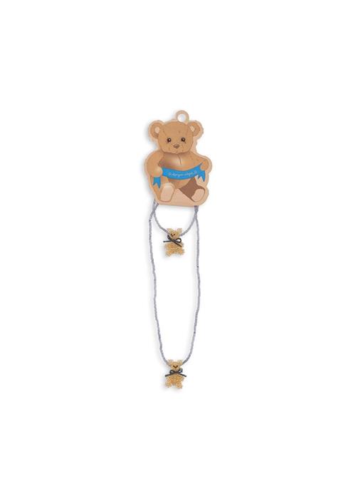 Konges Sløjd Teddy Sæt Med Halskæde Og Armbånd Captain's Blue  Captain'S Blue One Size  Brun  One Size  Piger
