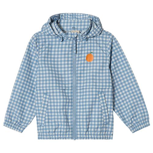 Kuling Simrishamn Vindjakke Dove Blue Check Dove Blue Check 122 cm  Blå  122 cm  Drenge, Piger