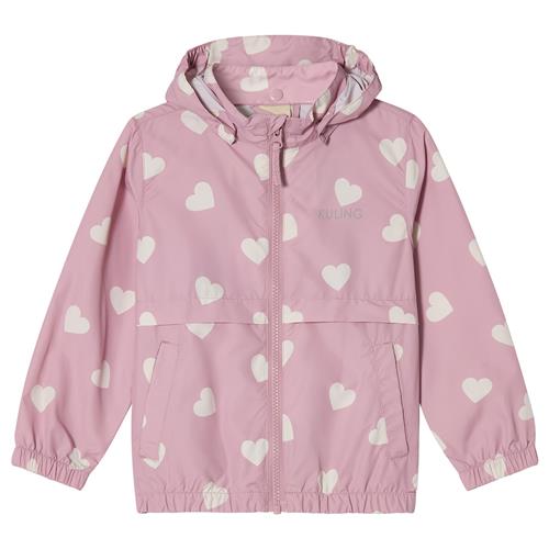 Kuling Simrishamn Vindjakke Pink Hearts Pink Hearts 104 cm  Lyserød  104 cm  Piger