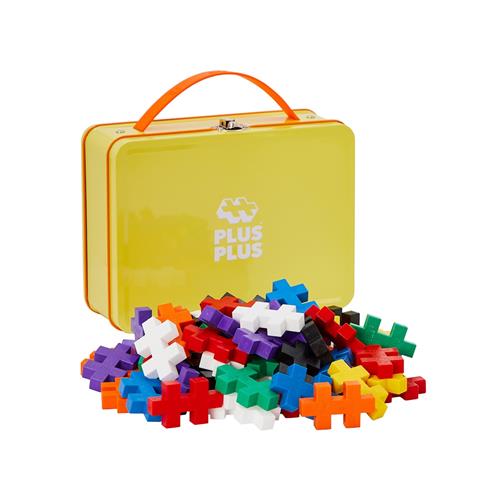 Plus-Plus BIG Kuffert Af Metal Yellow  One Size  Gul  One Size 1+ Years Drenge, Piger