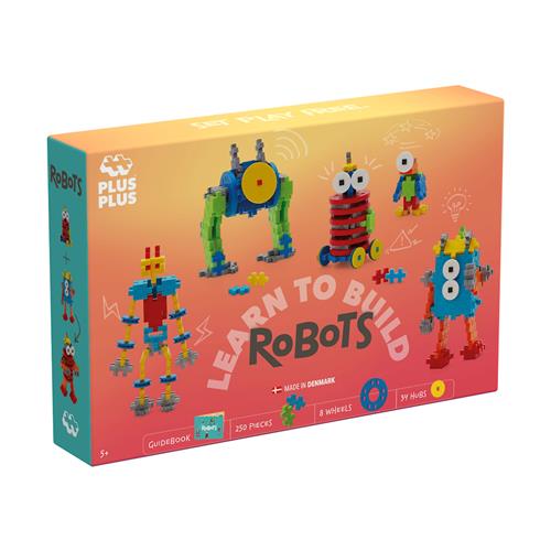 Plus-Plus Learn To Build Robtos  One Size  Orange.  One Size 5+ Years Drenge, Piger