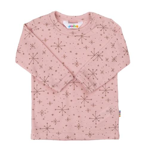 Joha Langærmet Bluse I Uld Rosa  Rosa-70 cm Uld Lyserød  70 cm  Piger