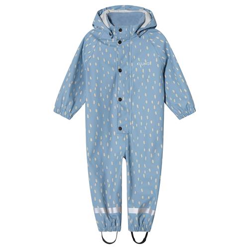Kuling Leeds Uforet Regnovertræksdragt Dove Blue Dots Dove Blue Dots 122/128 cm  Blå  122/128 cm  Drenge, Piger