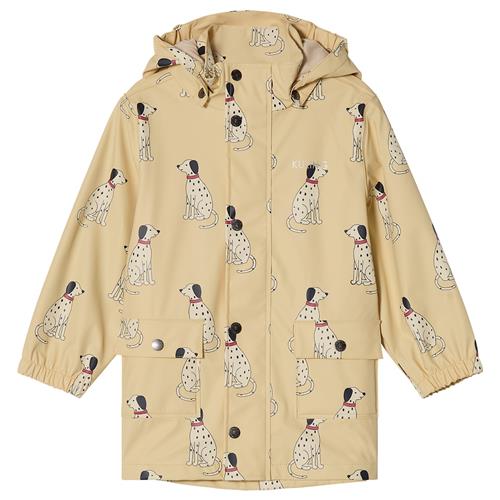 Kuling Orust Regnfrakke Pale Yellow Dalmatian Pale Yellow Dalmatian 110/116 cm Rain Gul  110/116 cm  Drenge, Piger
