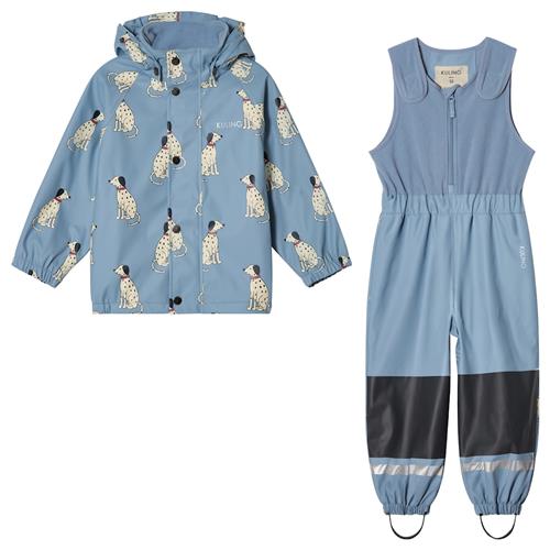 Kuling Ottawa Foret Regnsæt Dove Blue Dalmatian Dove Blue Dalmatian 134/140 cm Rain Blå  134/140 cm  Drenge, Piger